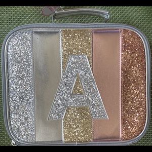 Justice initial lunch bag insulated initial A